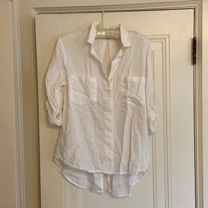 Cloth & stone white blouse, size M